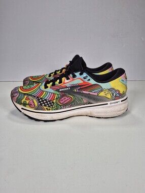Brooks Ghost 15 Womens 9 Wednesday Holmes Pride Run Proud Athletic Sneakers Shoe
